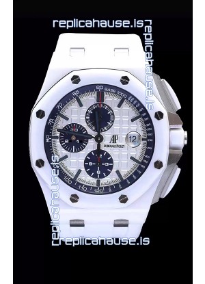 Audemars Piguet Royal Oak Offshore White Ceramic - Ultimate 1:1 3126 Movement