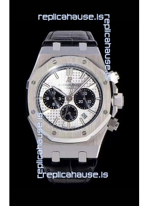 Audemars Piguet Royal Oak Chronograph White Dial 904L Steel 1:1 Mirror Replica