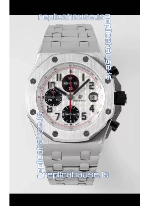 Audemars Piguet Royal Oak Offshore PANDA Chronograph 1:1 Mirror Replica Watch - 904L Steel