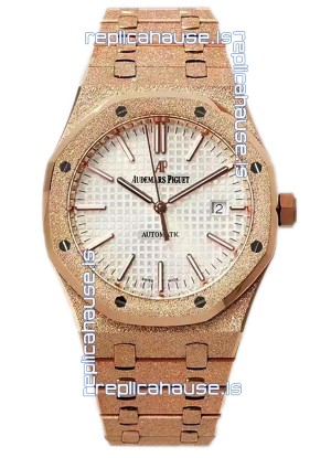 Audemars Piguet Royal Oak 37MM Frosted Casing Watch in 3120 Movement - 1:1 Mirror Replica