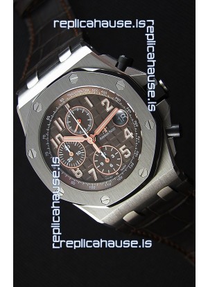 Audemars Piguet Royal Oak Offshore Brown Dial Chronograph 1:1 Mirror Replica Watch 