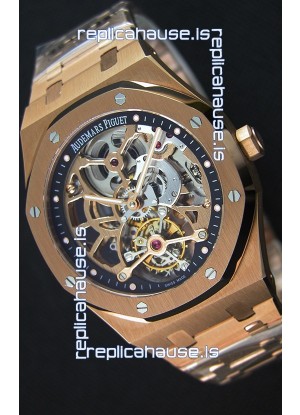 Audemars Piguet Royal Oak Tourbillon Extra-Thin Openworked Rose Gold Watch