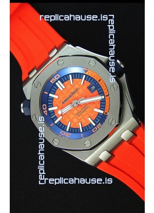 Audemars Piguet Royal Oak Offshore Diver Japanese Automatic Replica Watch in Orange