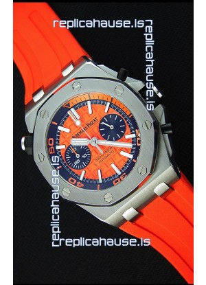 Audemars Piguet Royal Oak Offshore Diver Chronograph Swiss Quartz Replica Watch in Orange