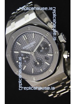 Audemars Piguet Royal Oak Chronograph Slate Grey Dial Steel Strap Swiss Replica Watch 