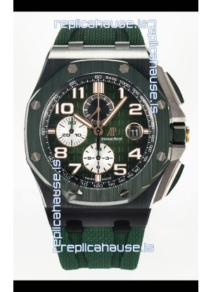 Audemars Piguet Royal Oak Offshore Super Clone Edition Green Ceramic Watch 