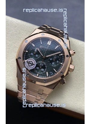 Audemars Piguet Royal Oak Super Clone - Green Dial Rose Gold Casing 41MM