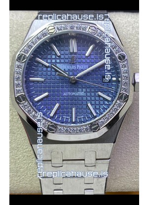Audemars Piguet Royal Oak 37MM Blue Dial Watch in 3120 Movement - 1:1 Mirror Replica