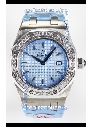Audemars Piguet Royal Oak 33MM 904L Steel Quartz Blue Dial Swiss Replica Watch