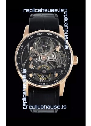 Audemars Piguet CODE 11.59 Openwork Dial Rose Gold Casing Superclone Watch