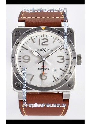 Bell & Ross BR03-93 GMT Edition White Dial 1:1 Mirror Replica Watch 