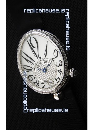 Breguet Reine De Naples Ladies Swiss 1:1 Stainless Steel Mirror Replica Watch 