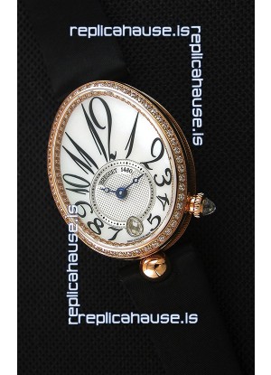 Breguet Reine De Naples Ladies Swiss 1:1 Rose Gold Replica Watch
