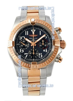 Breitling Avenger B01 Chronograph 45 Two Tone Rose Gold 1:1 Mirror Swiss Replica Watch 