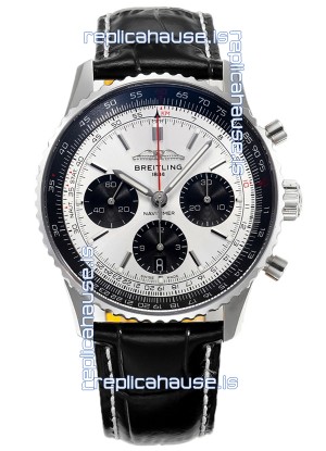 Breitling Navitimer B01 Chronograph 43 Steel Dial - 904L Steel Casing 1:1 Mirror Swiss Replica