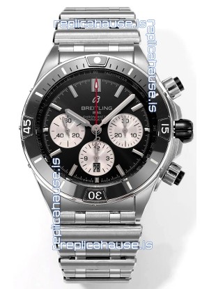 Breitling Chronomat B01 42 Edition Swiss 904L Steel Casing Black Dial 1:1 Mirror Replica Watch