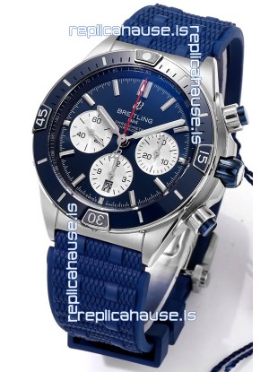 Breitling Chronomat B01 42 Edition Swiss 904L Steel Casing Blue Dial 1:1 Mirror Replica Watch