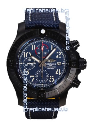 Breitling Avenger Chronograph 45 Blue Dial 1:1 Mirror Swiss Replica Watch 