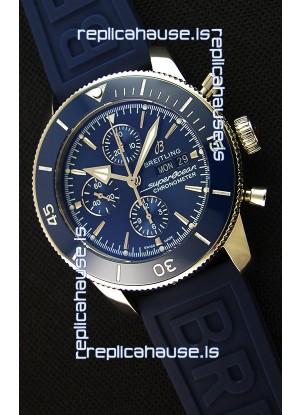 Breitling Superocean Heritage II Blue Dial 46MM 1:1 Mirror Swiss Replica Watch 