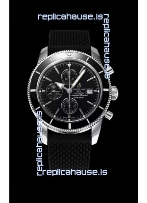 Breitling SuperOcean Heritage II 44MM Black Dial Swiss Replica Watch 