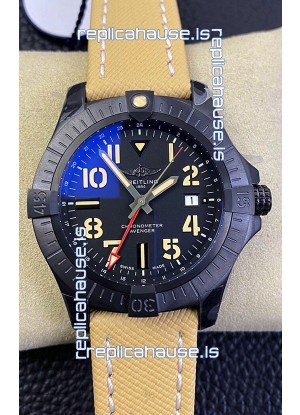Breitling Avenger GMT 45V32395101B1X1 1:1 Mirror Swiss Replica Watch - Titanium Case