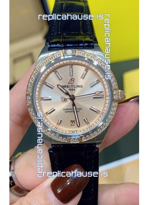 Breitling Chronomat Automatic 36MM 1:1 Mirror Swiss Replica Watch Steel Case