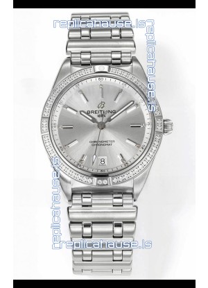 Breitling Chronomat 36MM Stainless Steel Casing 1:1 Mirror Replica Watch Steel Dial