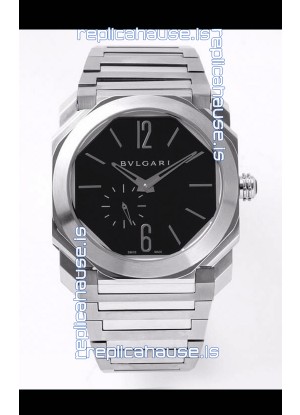 Bvlgari Octo Finissmo Edition 1:1 Mirror Replica 904L Stainless Steel Casing Black Dial