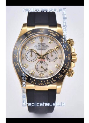 Rolex Cosmograph Daytona 116518LN-0037 Yellow Gold Original Cal.4130 Movement - 904L Steel Watch