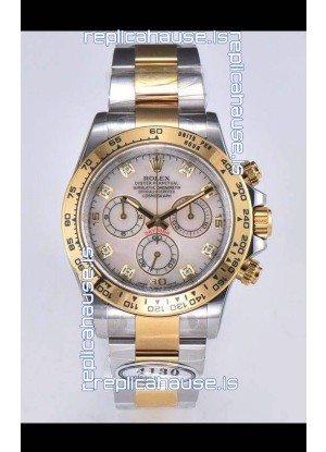 Rolex Cosmograph Daytona M116503-0007 2 Tone Yellow Gold Original Cal.4130 Movement - 904L Steel Watch