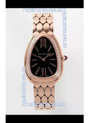 Bvlgari Serpenti Seduttori Edition in Rose Gold Casing Super Clone Watch