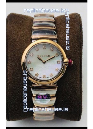 Bvlgari LVCEA Edition Watch in Two Tone Rose Gold Steel - 1:1 Mirror Replica