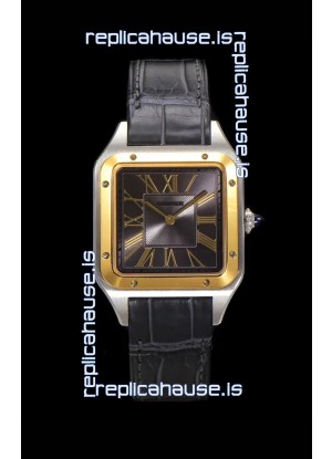 Cartier Santos Dumont 27MM Super Clone Edition Watch in Two Tone Casing