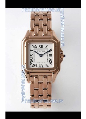 PANTHERE de Cartier Edition 27MM 1:1 Mirror Swiss Watch Rose Gold Casing