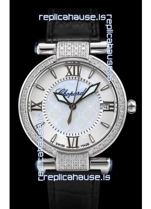 Chopard Imperiale White Dial Swiss Automatic Replica Watch in 904L Steel 