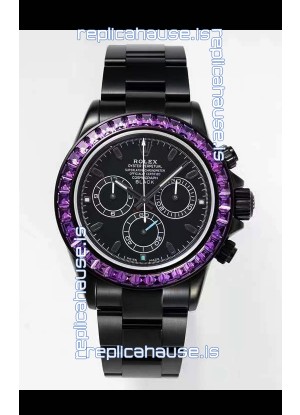 Rolex Daytona Blaken Edition Swiss 1:1 Mirror Replica Cal.4130 Movement PVD Casing