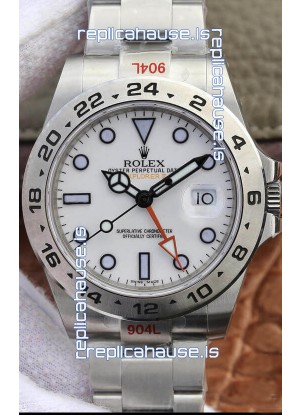 Rolex Explorer M216570-001 1:1 Mirror Replica Watch - White Dial in 904L Steel 42MM