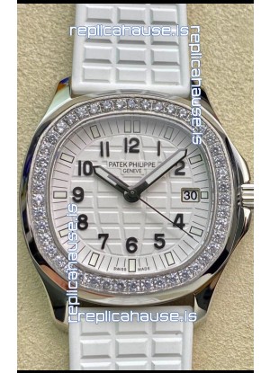 Patek Philippe Aquanaut LUCE 5072A-001 Quartz Swiss Replica Watch in White Dial 35MM
