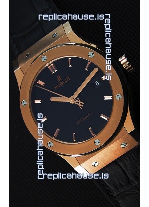 Hublot Classic Fusion King Gold Swiss Replica Watch - 1:1 Mirror Replica