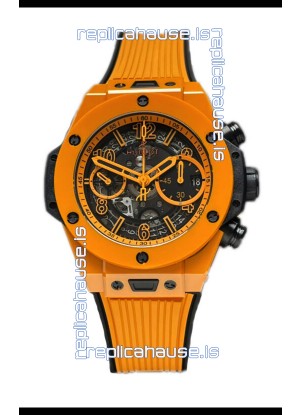 Hublot Spirit of Bang Orange Magic Edition Watch in Ceramic Casing - 42MM Swiss Replica