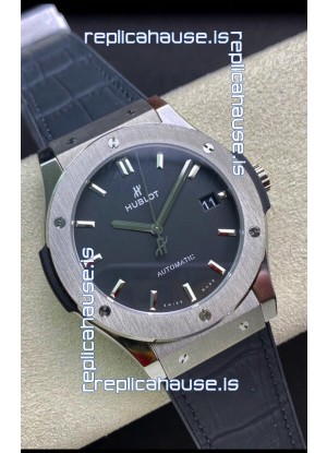 Hublot Classic Fusion 1:1 Mirror Replica Swiss Watch in 904L Steel Casing Grey Dial 42MM