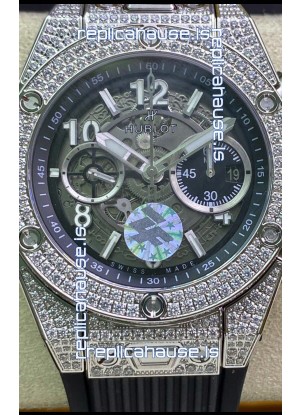 Hublot Big Bang Unico Diamonds 1:1 Mirror Edition Swiss Replica Watch 