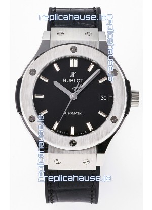 Hublot Super Clone Classic Fusion Titanium 38MM 1:1 Mirror Replica Watch Black Dial