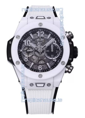 Hublot Big Bang Unico White Ceramic Casing 1:1 Mirror Edition Swiss Replica Watch