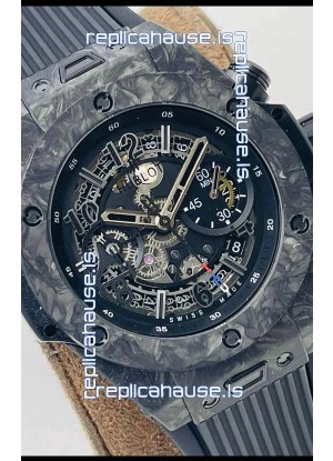 Hublot Big Bang Unico Black Carbon Las Vegas Boutique Edition Swiss Replica Watch 