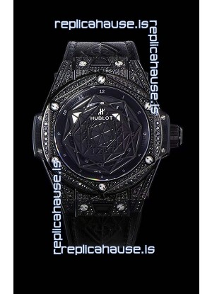 Hublot Big Bang One Click Sang Bleu 1:1 Mirror Replica in Ceramic Casing - 45MM