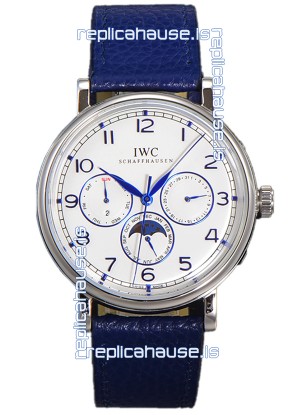 IWC Portofino Perpetual Calendar IW3446 White Dial Swiss Replica Watch 