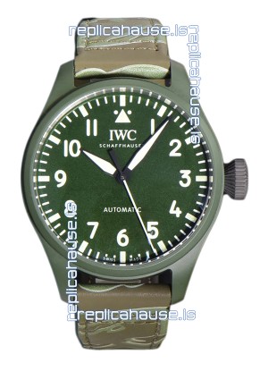 IWC Big Pilot's Top Gun Woodland Edition 43MM Ceramic Casing Swiss Replica Watch 
