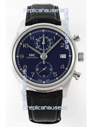 IWC Portugieser Chronograph Classic IW390303 Blue Dial Swiss Replica Watch