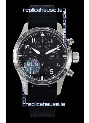 IWC Pilot's IW388305 Super Clone Chronograph 41 Mercedes-AMG Titanium Watch
